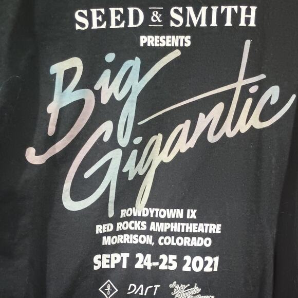Big Gigantic Rowdytown IX 9 - Red Rocks Concert T-Shirt - Mens XL - Picture 5 of 6